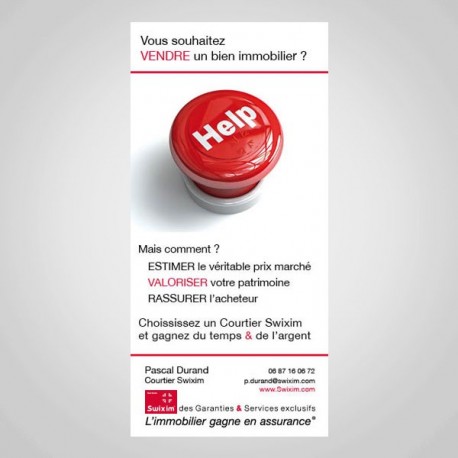 Flyer SWIXIM 10 x 21 cm Vendre